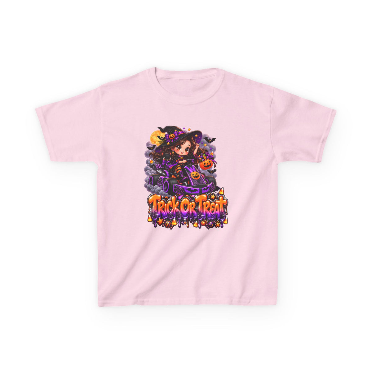 Cute Witch "Trick or Treat" Graphic