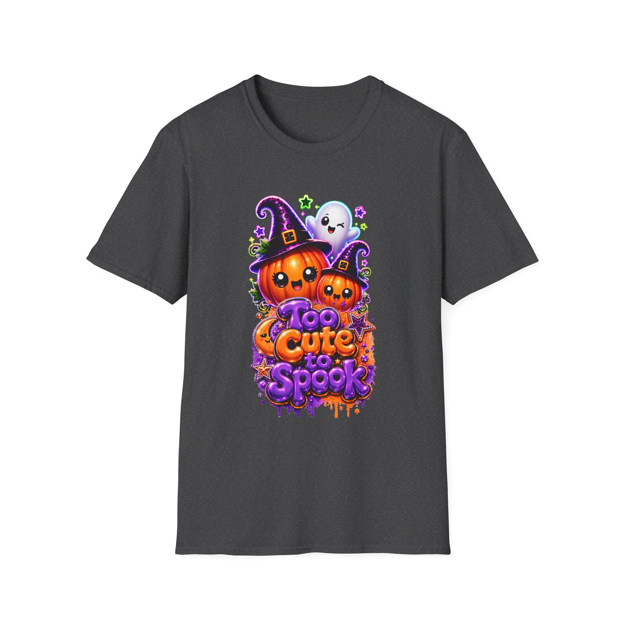 Halloween Cute & Spooky Pumpkin T-Shirt — Pumpkins with Ghost