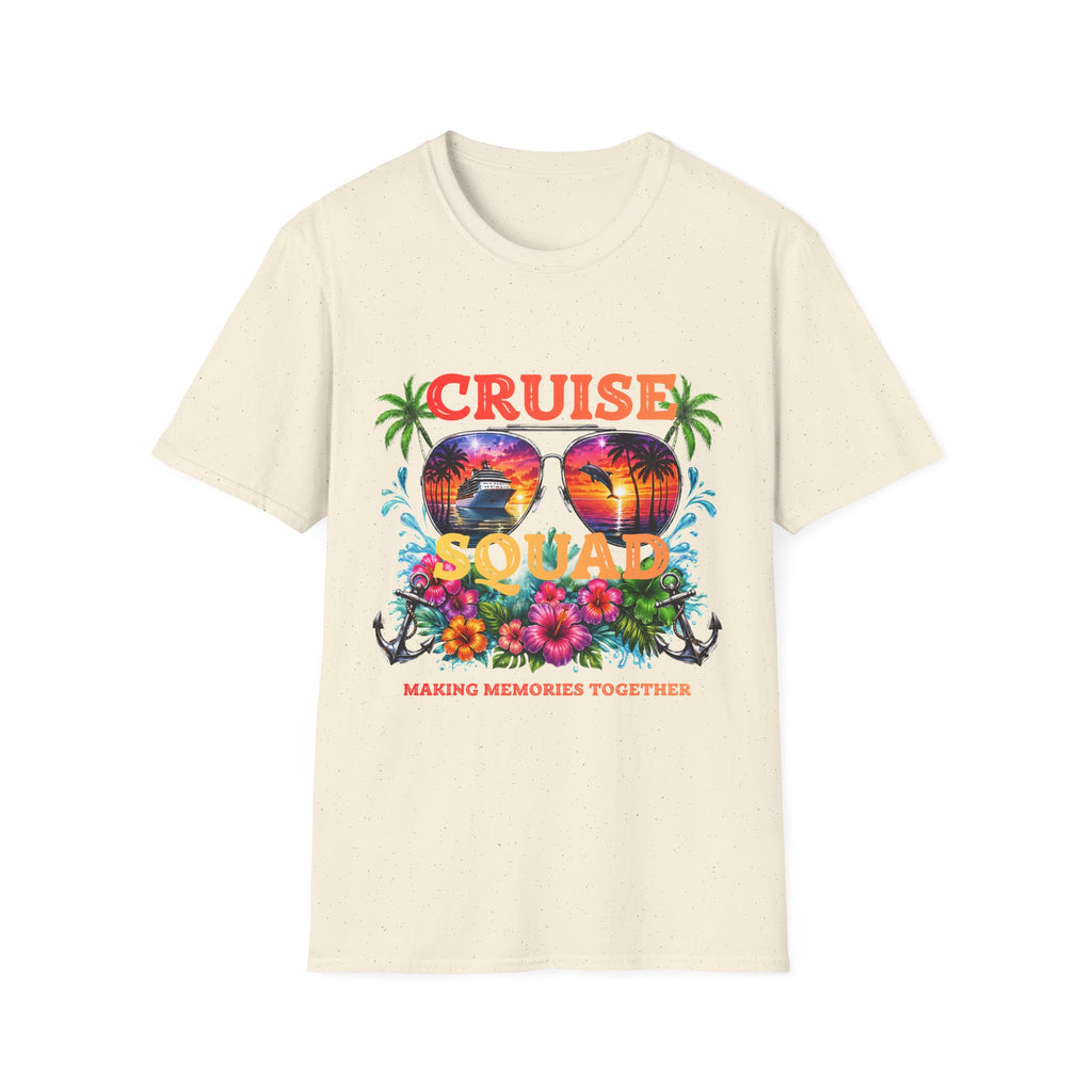 Cruise Squad T-Shirt — Tropical Sunglasses "Making Memories Together"