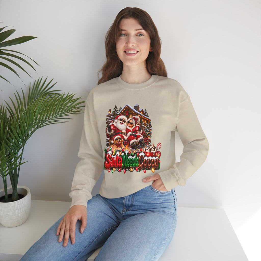 Christmas Santa Crewneck Sweatshirt