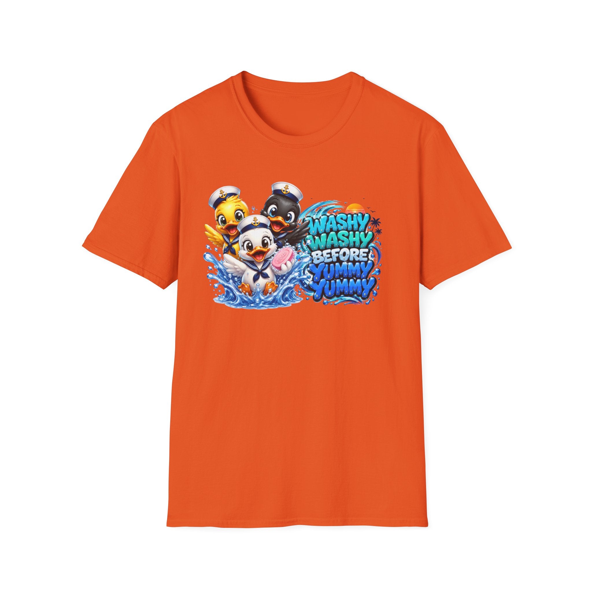 T-Shirt — "Washy Washy Before Yummy Yummy"