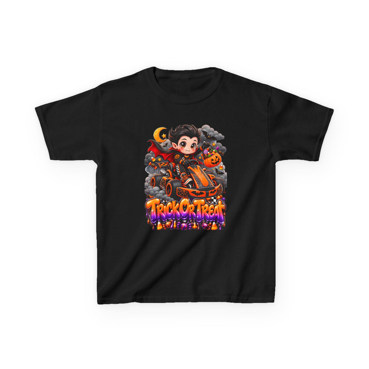 Kids Halloween 'Trick or Treat' Vampire Tee