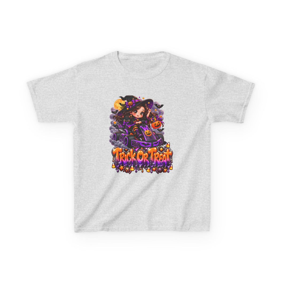 Cute Witch "Trick or Treat" Graphic