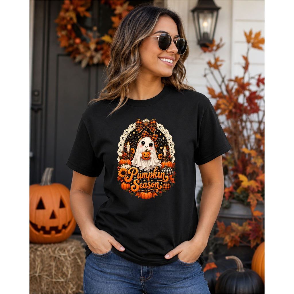 Pumpkin Season Ghost T-Shirt