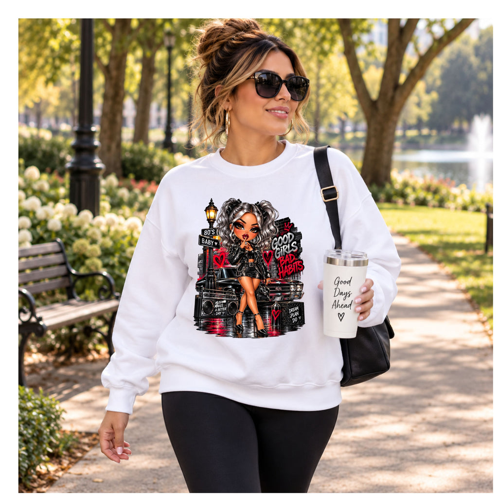 'Good Girls Go to Heaven' Urban Graphic Long Sleeve