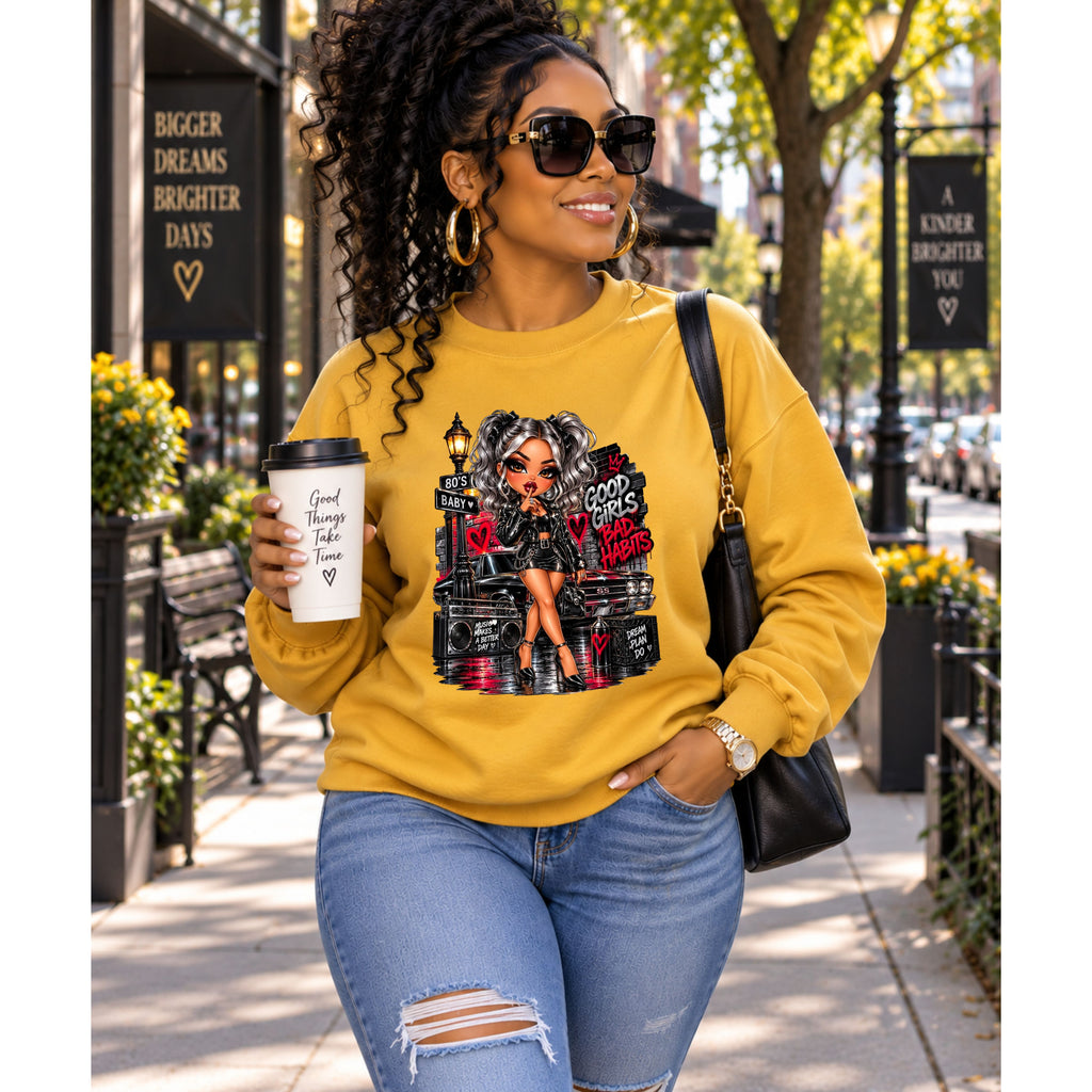 'Good Girls Go to Heaven' Urban Graphic Long Sleeve