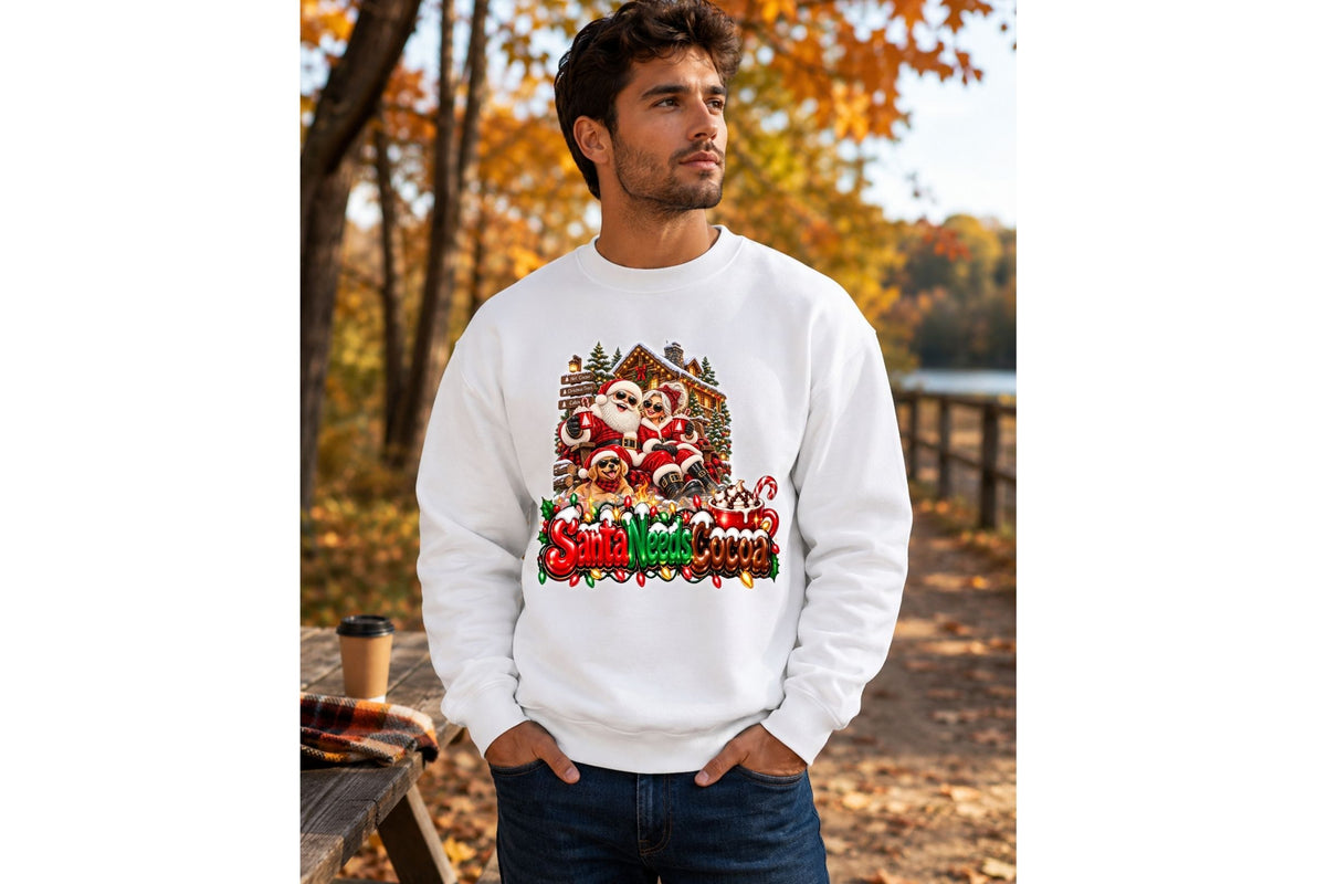 Christmas Santa Crewneck Sweatshirt