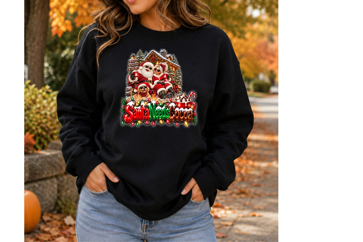 Christmas Santa Crewneck Sweatshirt