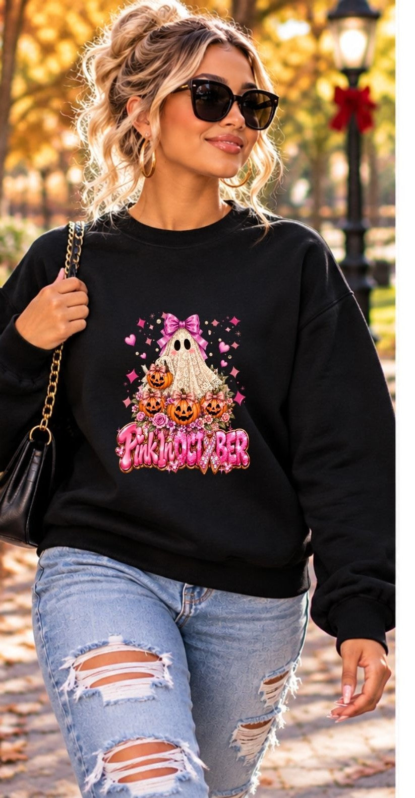 Pink In October - Crewneck Sweatshirt