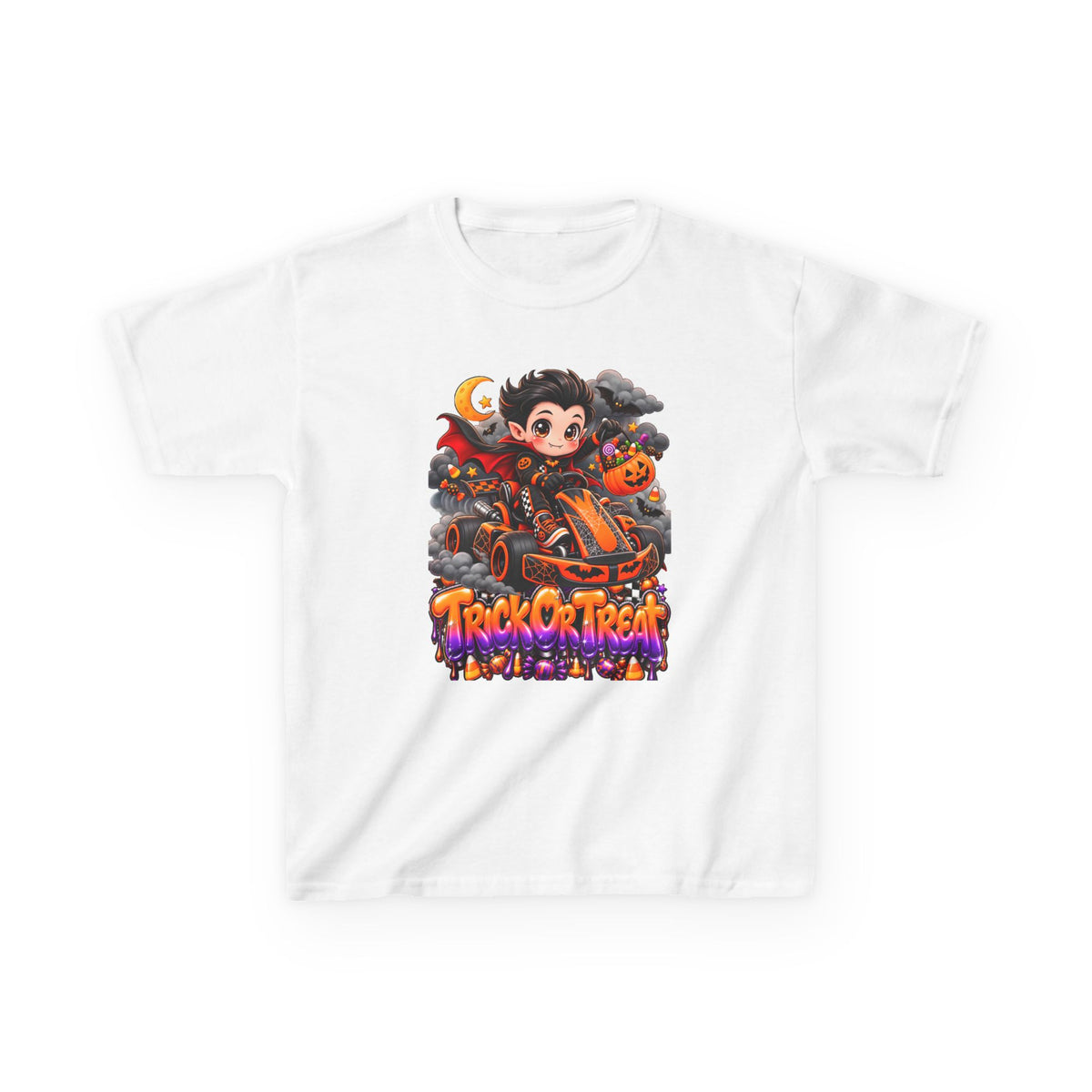 Kids Halloween 'Trick or Treat' Vampire Tee