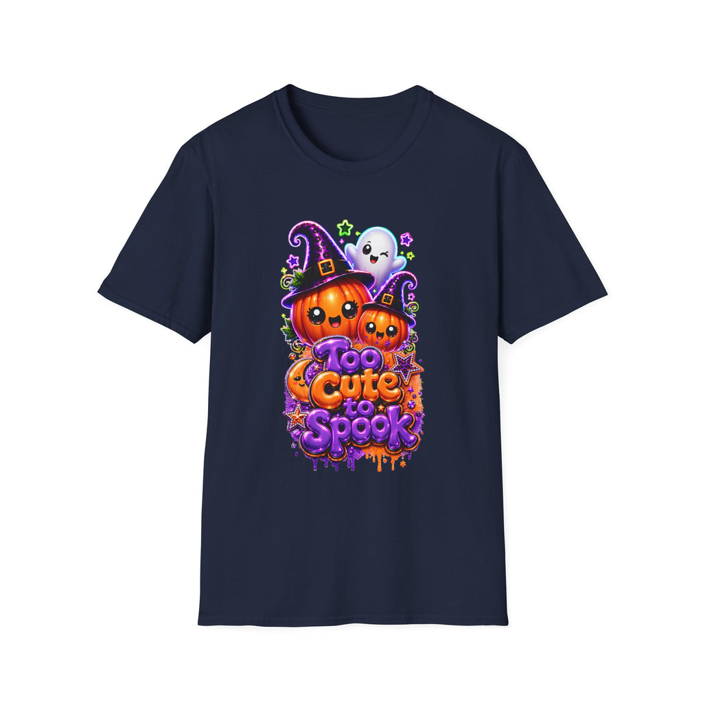 Halloween Cute & Spooky Pumpkin T-Shirt — Pumpkins with Ghost
