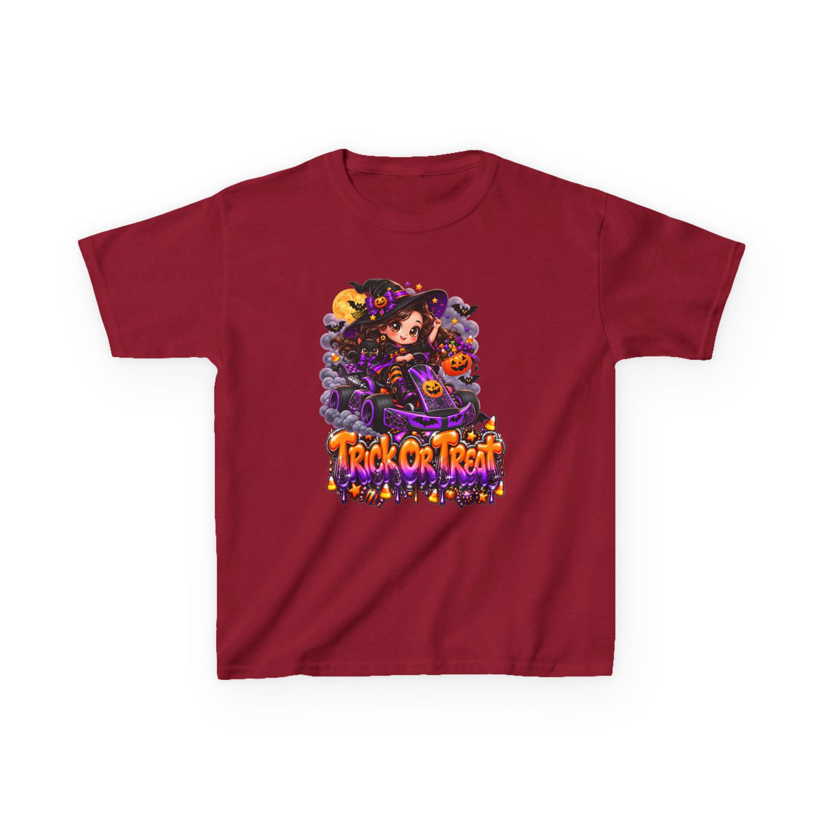 Cute Witch "Trick or Treat" Graphic