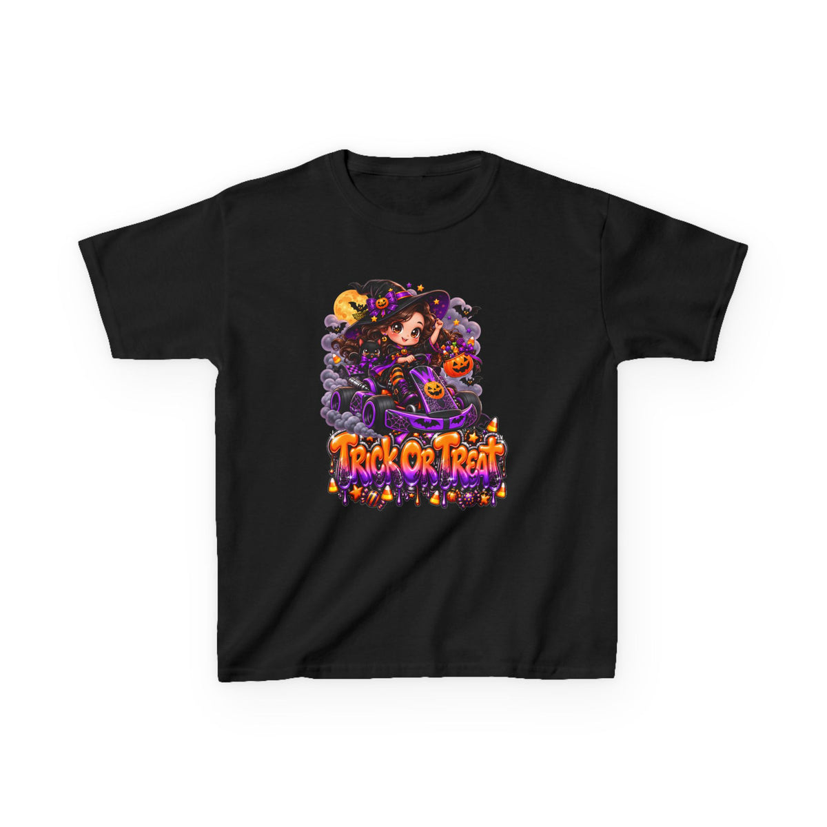 Cute Witch "Trick or Treat" Graphic