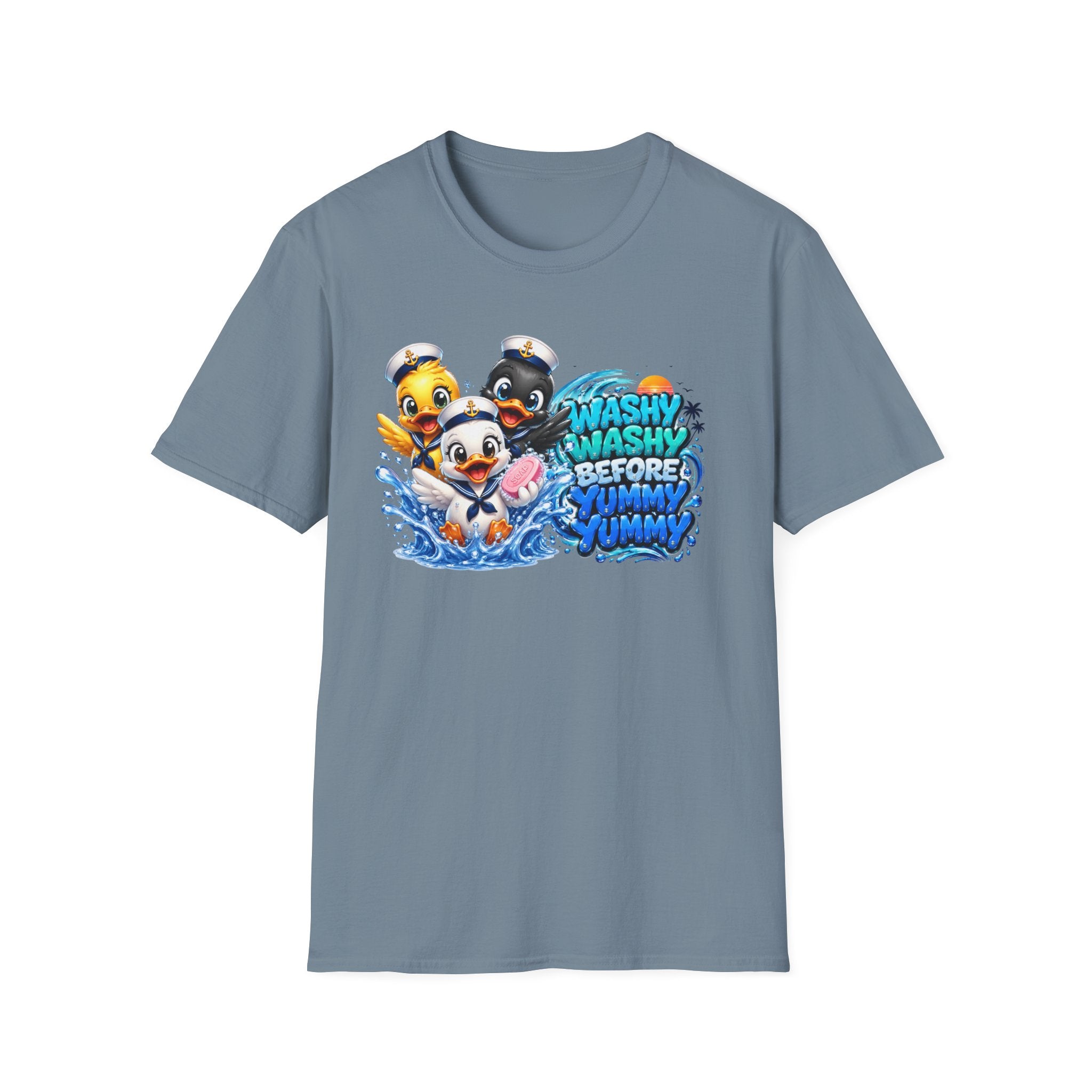 T-Shirt — "Washy Washy Before Yummy Yummy"