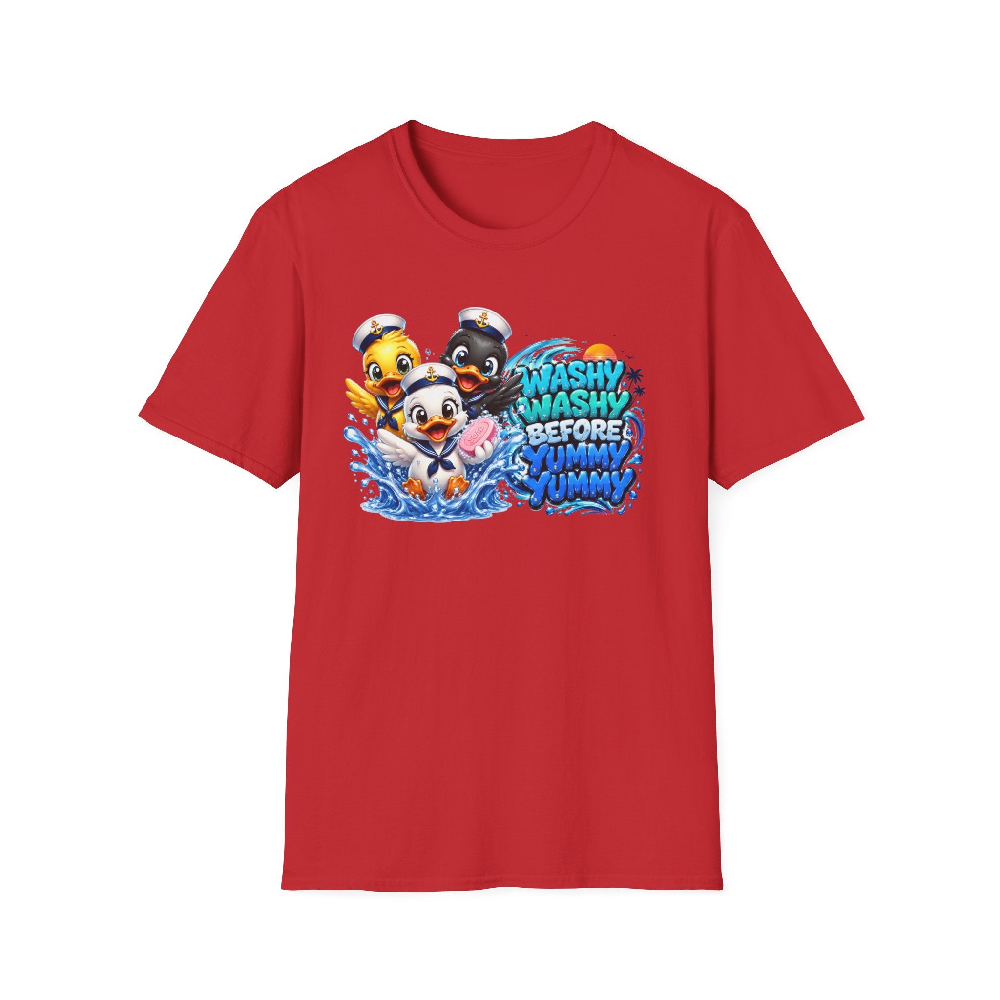 T-Shirt — "Washy Washy Before Yummy Yummy"