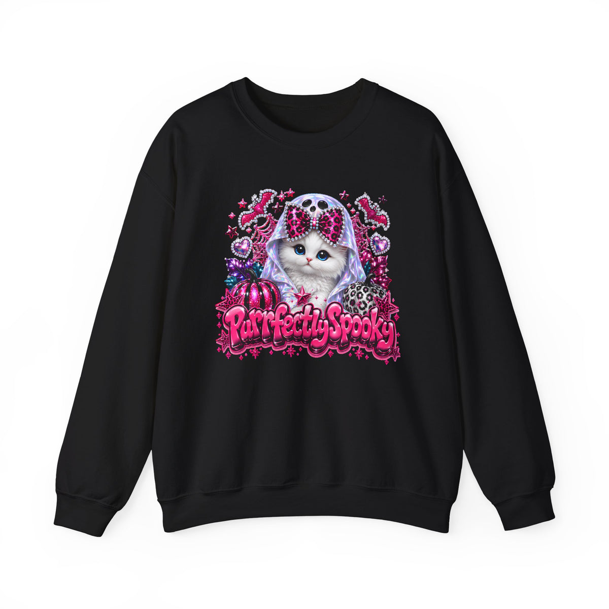 Purrfectly Spooky Cat Sweatshirt