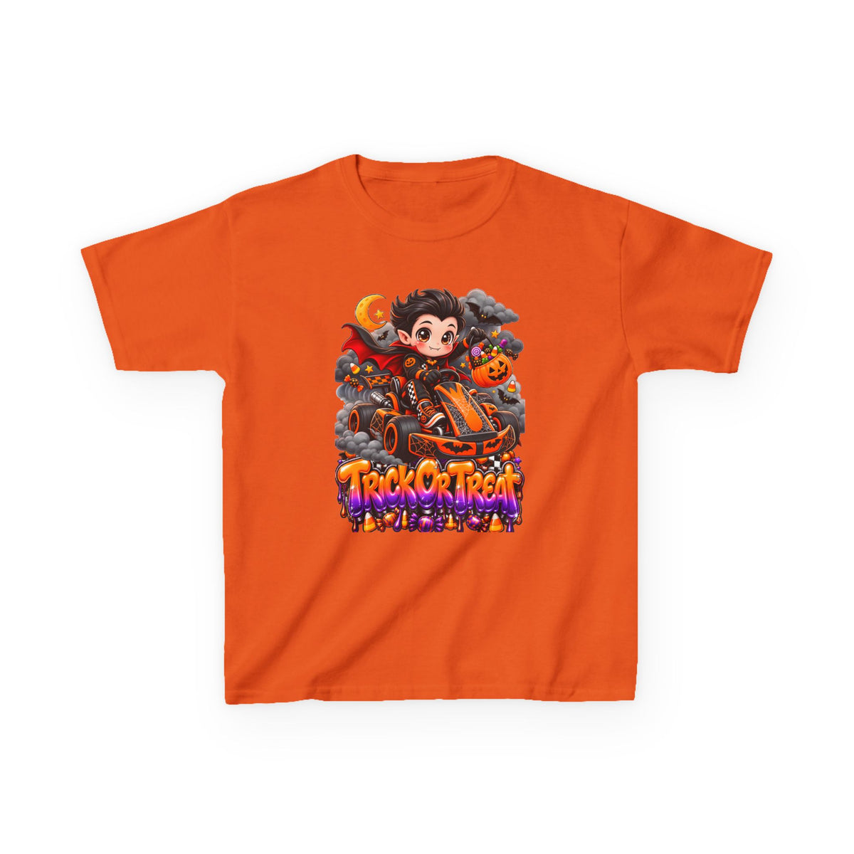 Kids Halloween 'Trick or Treat' Vampire Tee