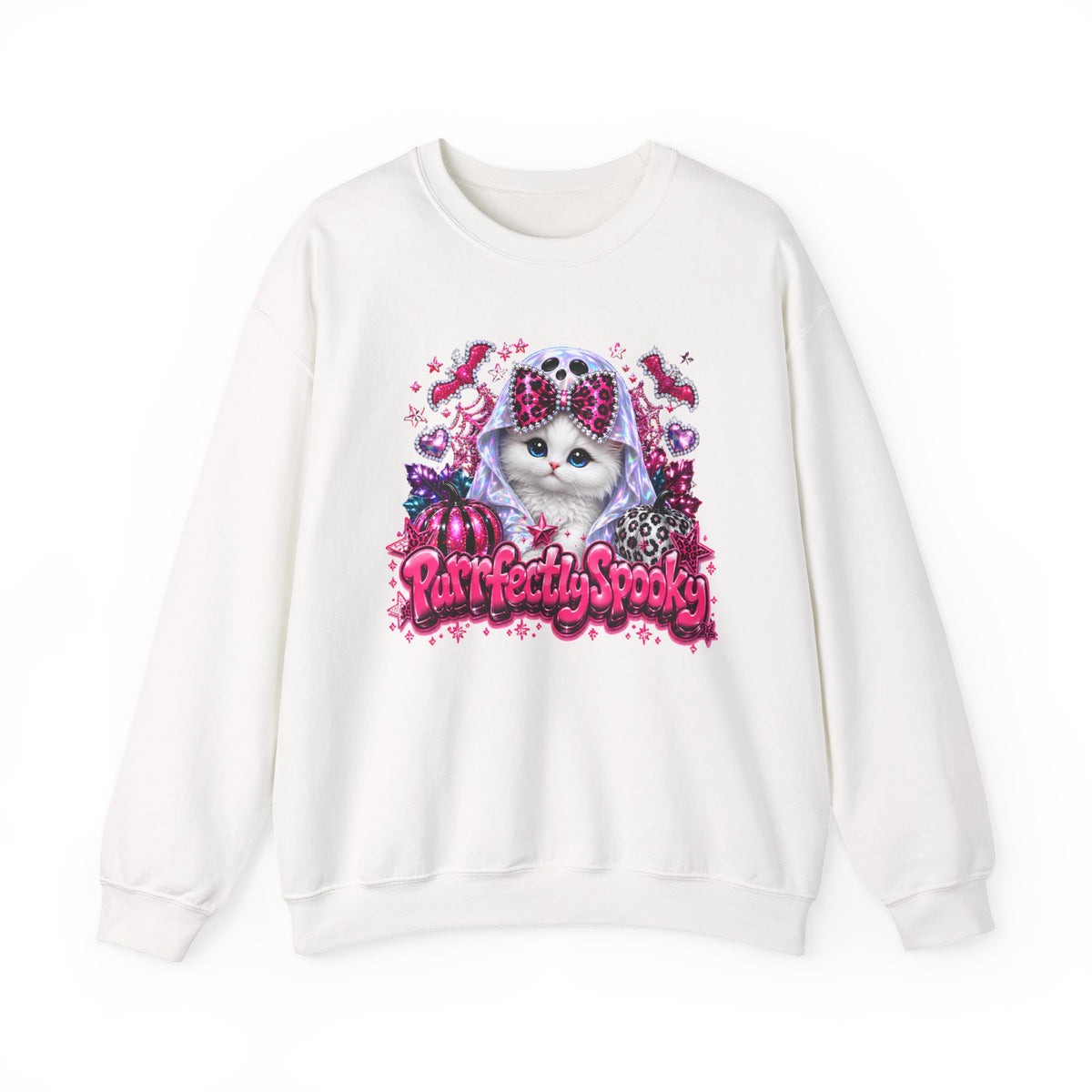 Purrfectly Spooky Cat Sweatshirt