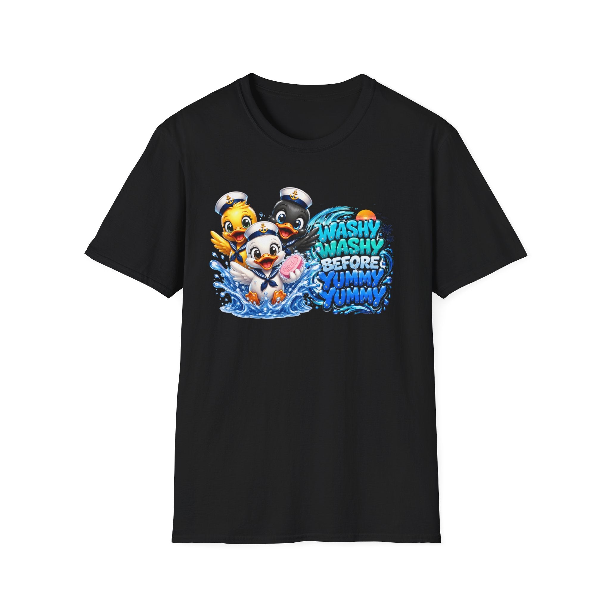 T-Shirt — "Washy Washy Before Yummy Yummy"