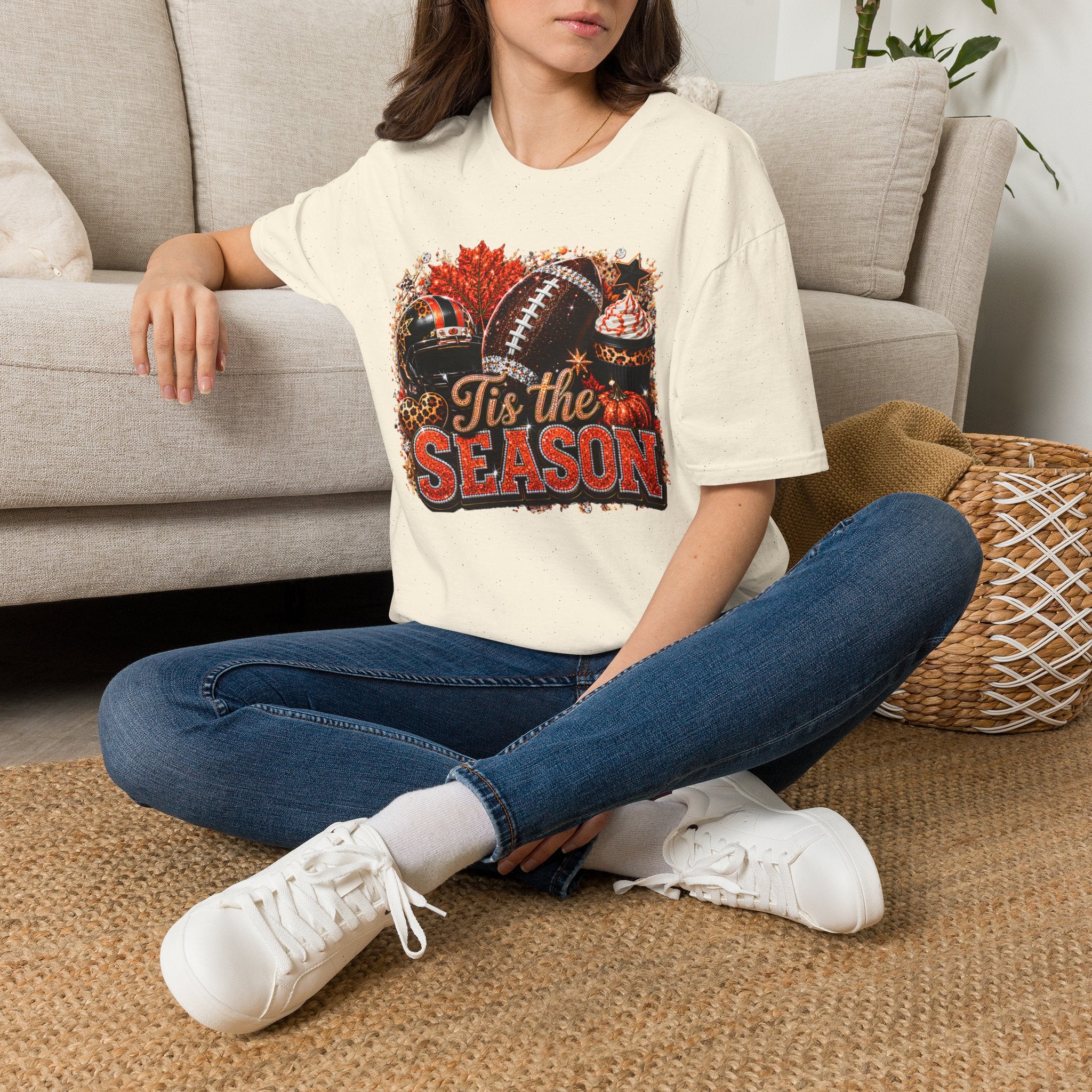 Football Season T-Shirt — 'Tis the Season' Fall Game Day Tee