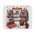 Leopard Heart Desk Mouse Pad — Back to School Planner Aesthetic (2026-2027)