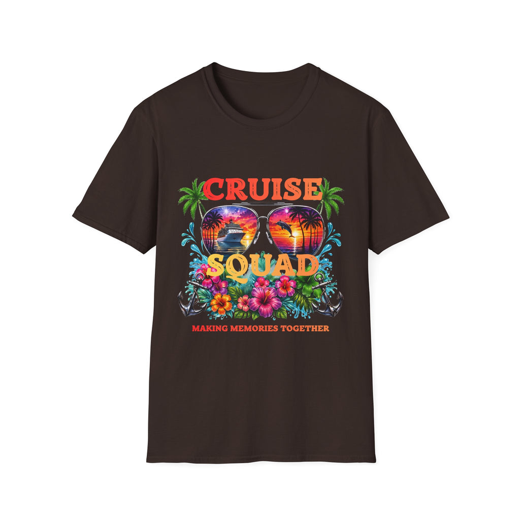 Cruise Squad T-Shirt — Tropical Sunglasses "Making Memories Together"
