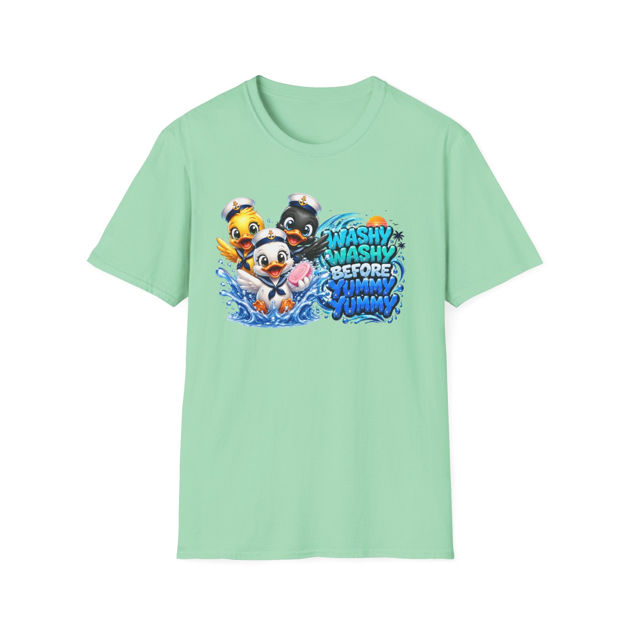 T-Shirt — "Washy Washy Before Yummy Yummy"