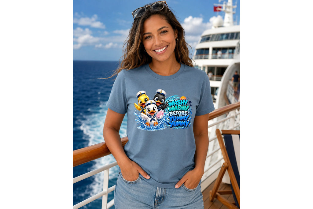 T-Shirt — "Washy Washy Before Yummy Yummy"