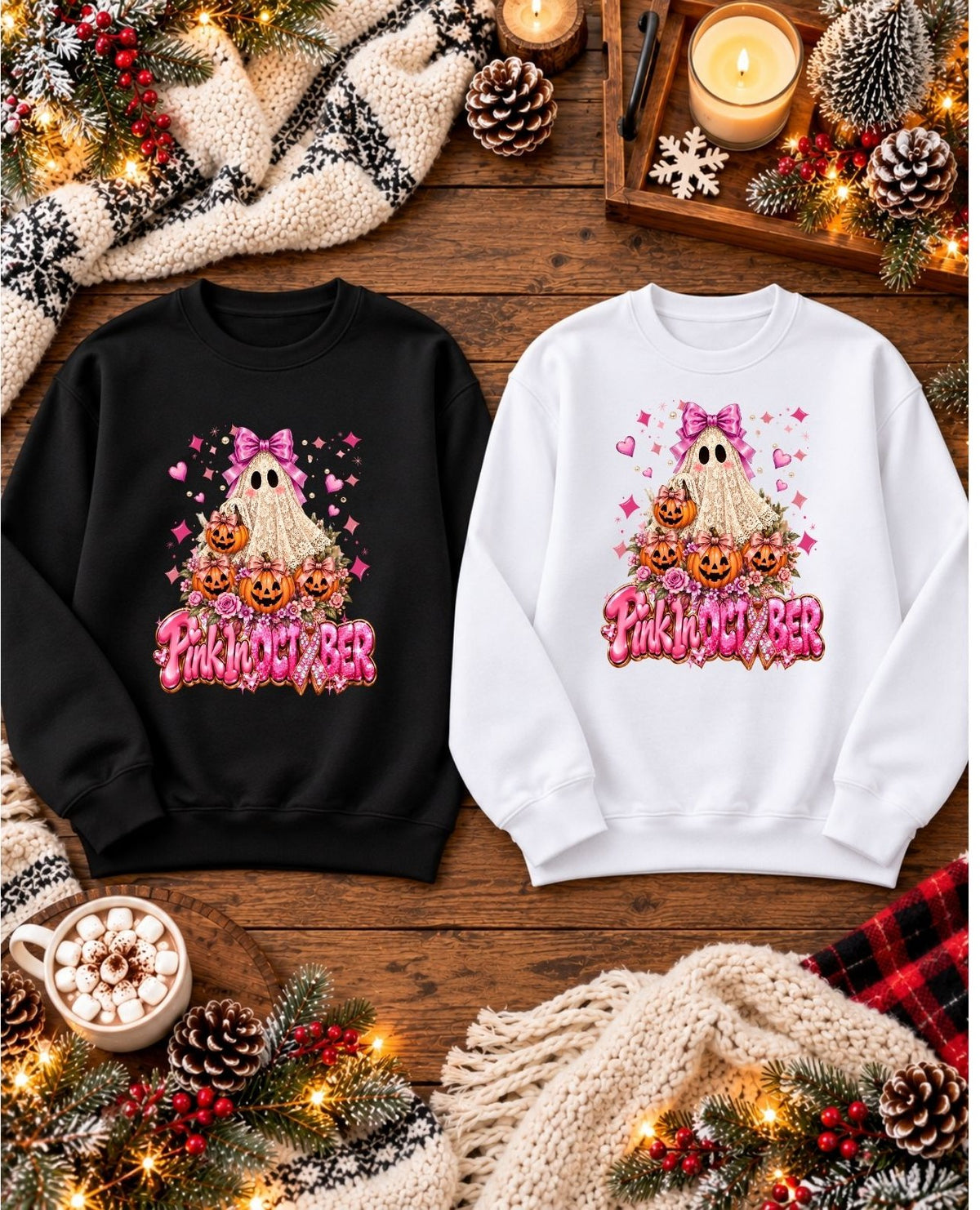 Pink In October - Crewneck Sweatshirt
